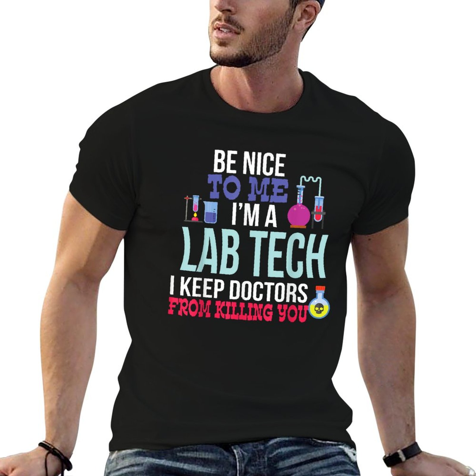 Забавная футболка для техников – обзор и цена Medical Lab Tech