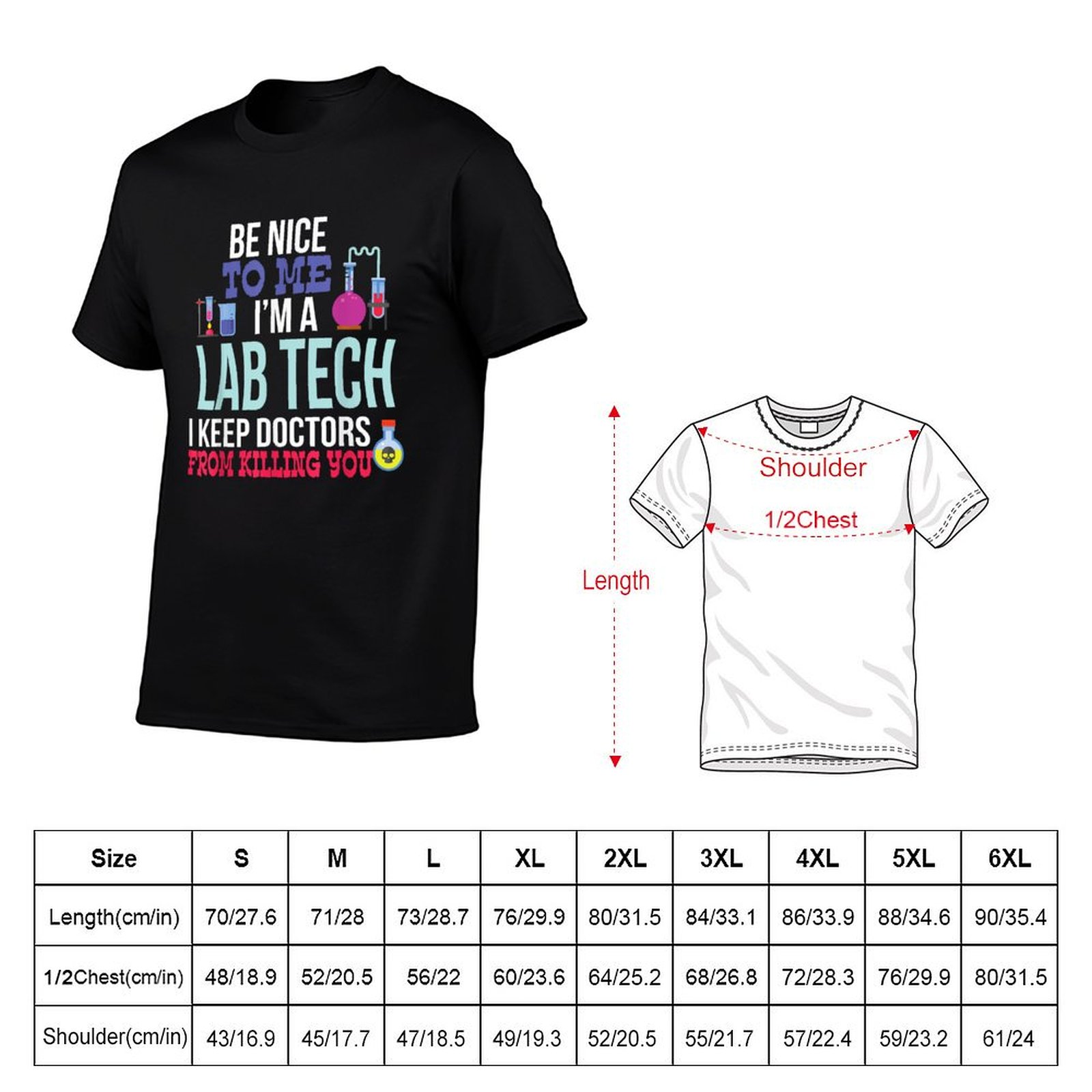 Забавная футболка для техников – обзор и цена Medical Lab Tech
