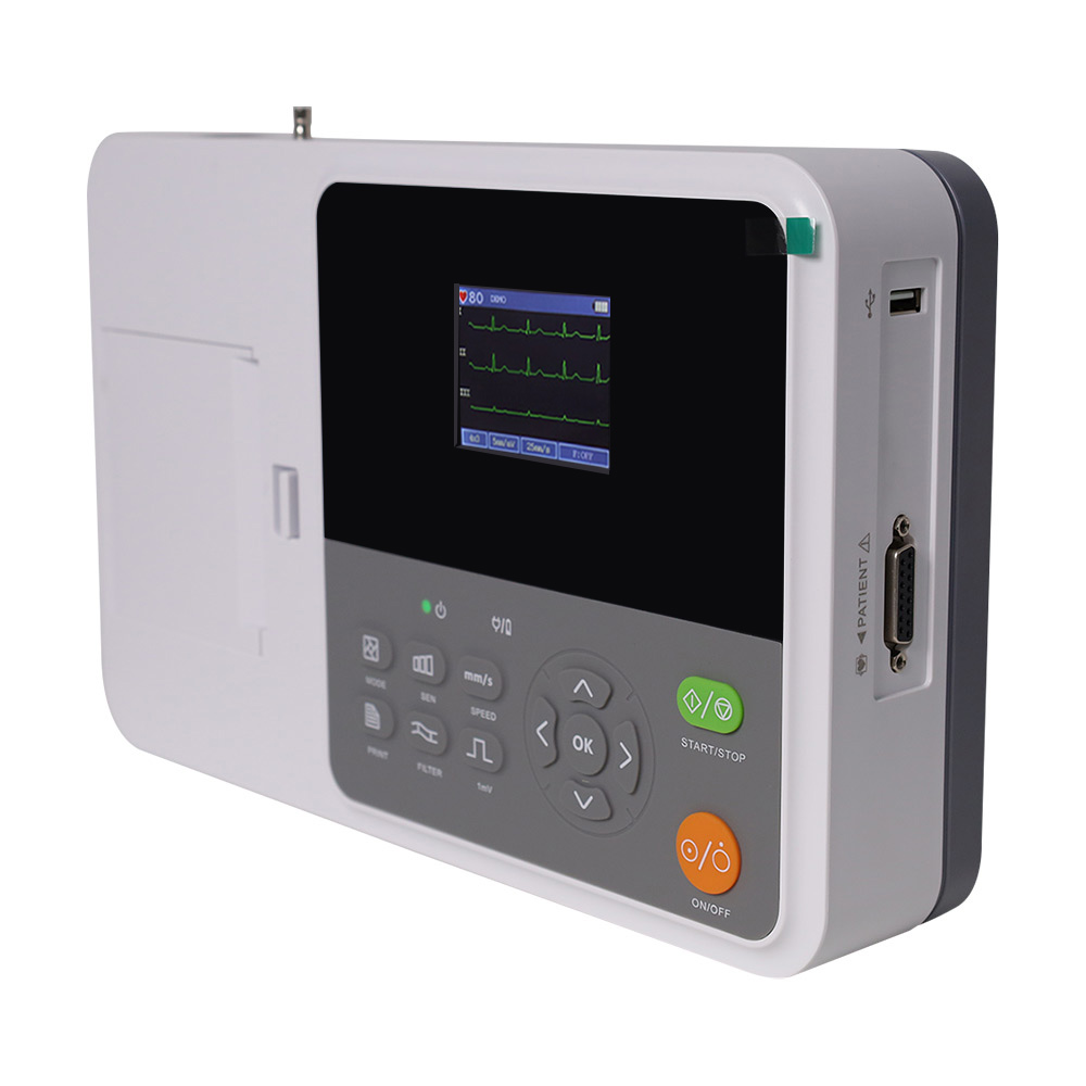 Портативный цифровой 3-канальн – обзор и цена Ekg Ecg Machine Portable
